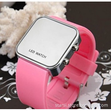 Fashion Trends LED Sports Silicone Watch (GJLED)